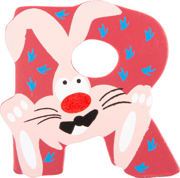 Puidust loomakujuga täht "R"