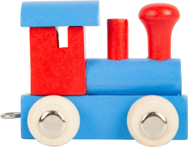 Vedur Letter Train Red & Blue