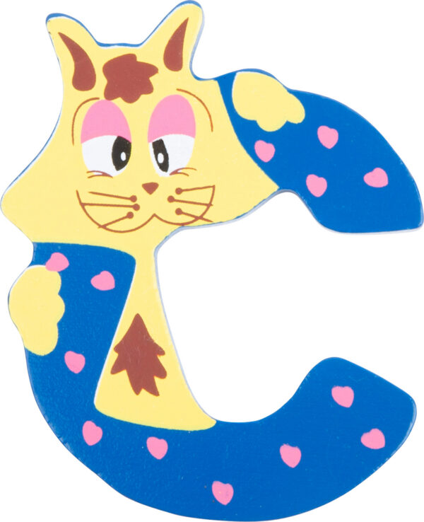 Puidust loomakujuga täht " C"