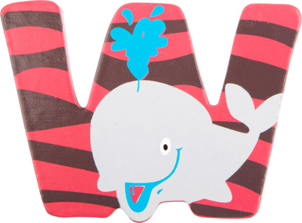 Puidust  loomakujuga täht " W"