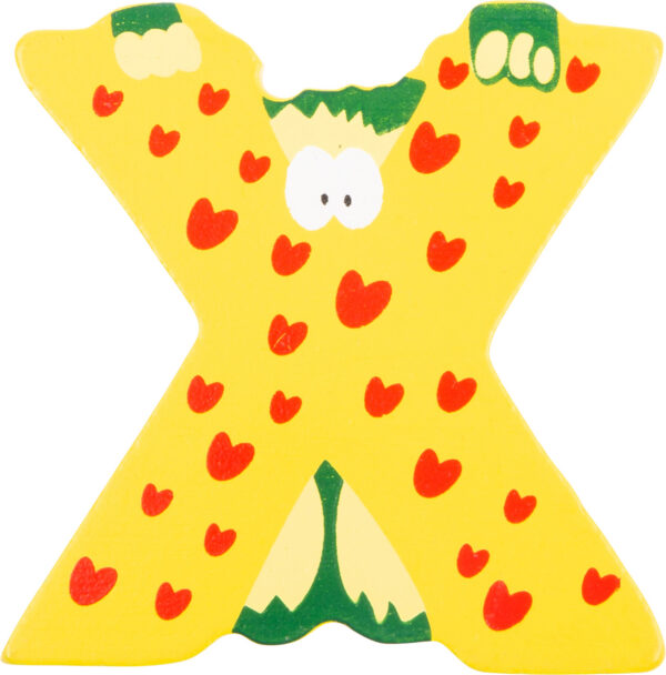 Puidust loomakujuga täht "X"