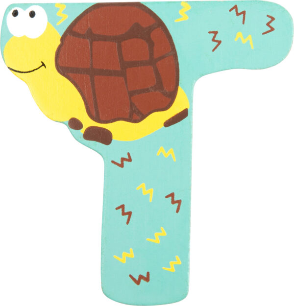 Puidust loomakujuga täht  "T"