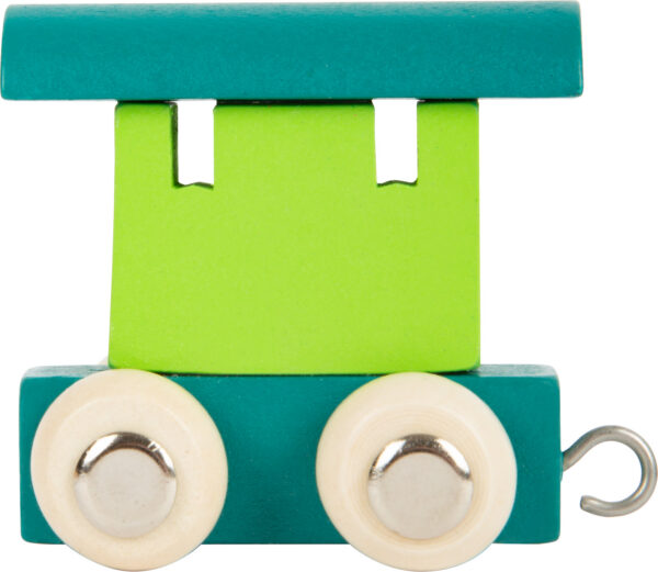 Carriage Letter Train Green & Bensiin