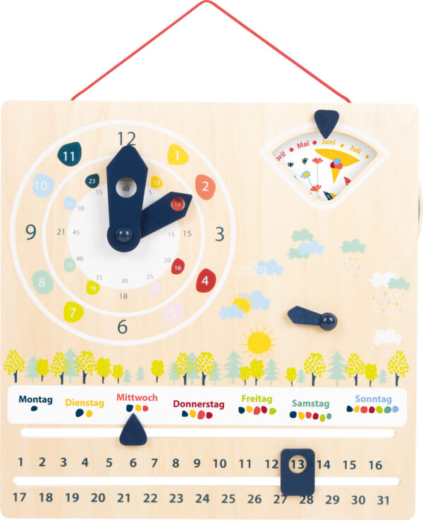 Õppekell kalendriga "Aeg"