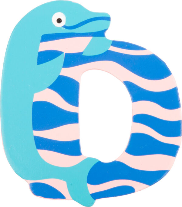 Puidust loomakujuga täht  "D"