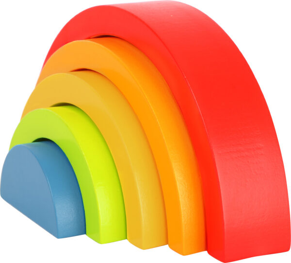 Puidust ehitusklotsid "Vikerkaar"