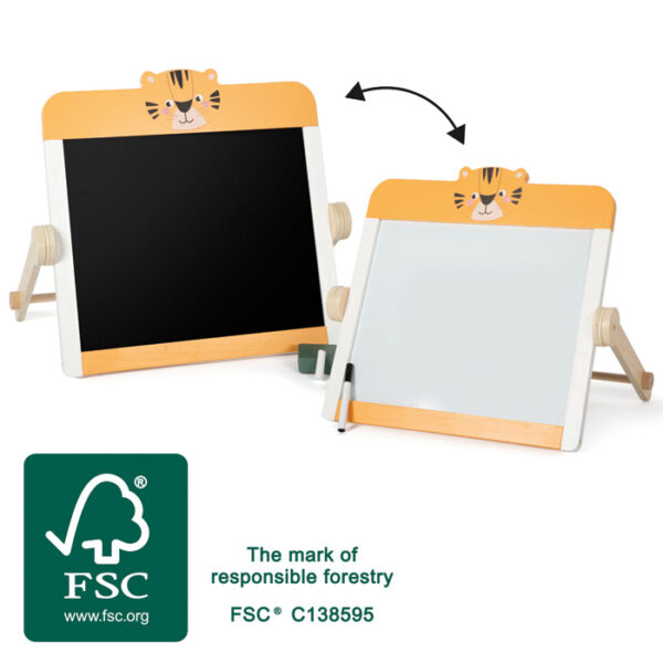 laste kahepoolne joonistus- ja kriiditahvel