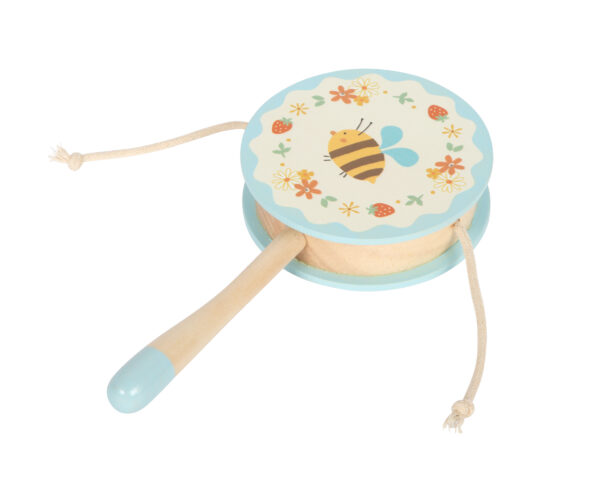 väikelaste puidust käsitrumm