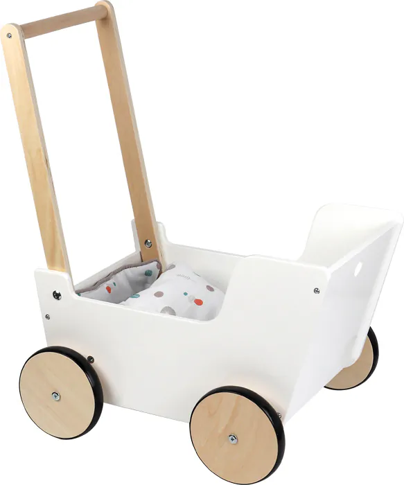 valge puidust laste nukuvanker